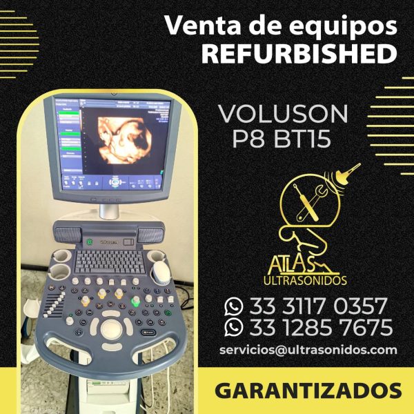 Voluson P8 bt15 refurbished full options