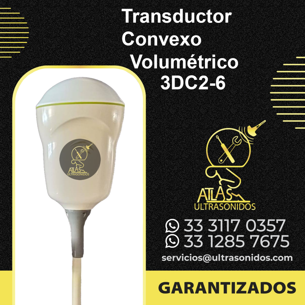 Transductor Convexo Volumétrico 3DC2-6 Para Samsung r7 conector de cartucho